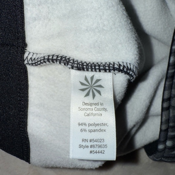 Athleta Black and Gray Chevron A-Line Skirt - Picture 3 of 5